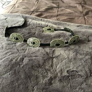 Conch Western Leather Belt